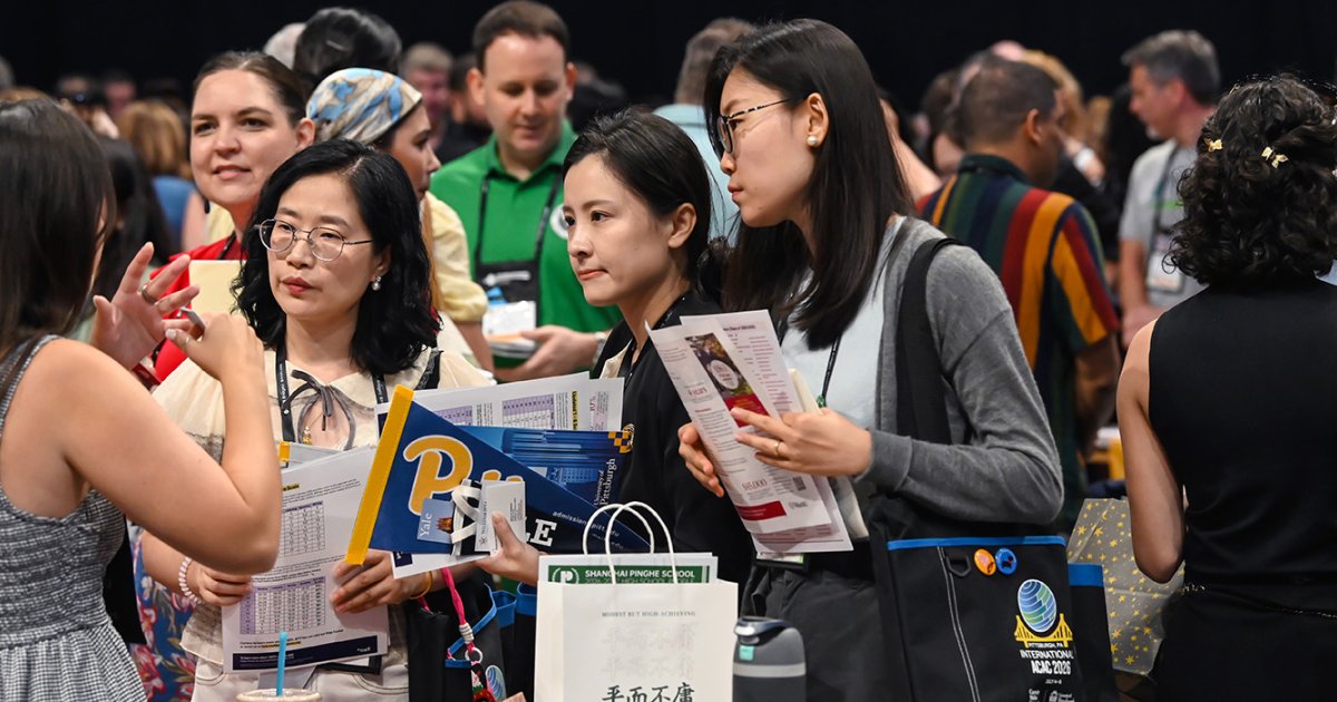 Pitt hosted 1,500 international admissions and high school counselors for three days of connection and education