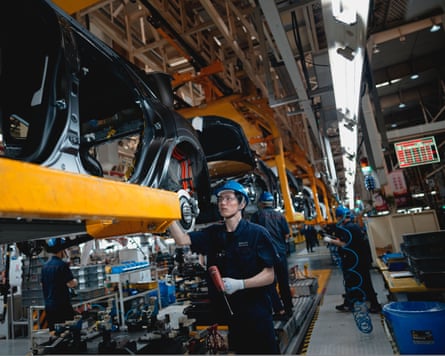 Electric vehicle factory in Chongqing