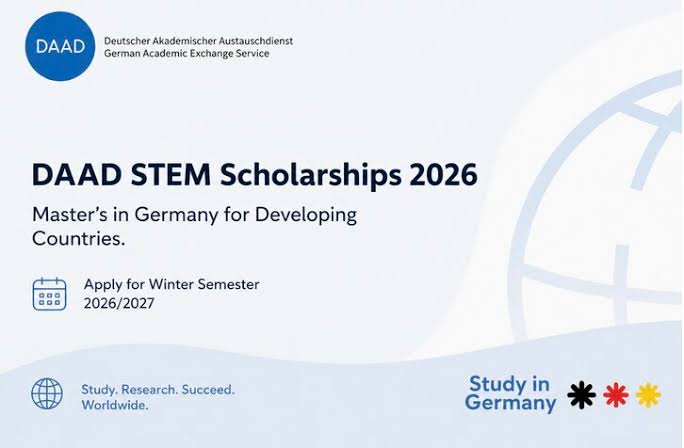 Call for Applications: DAAD STEM Master’s Scholarships 2026 (Fully - MSME A