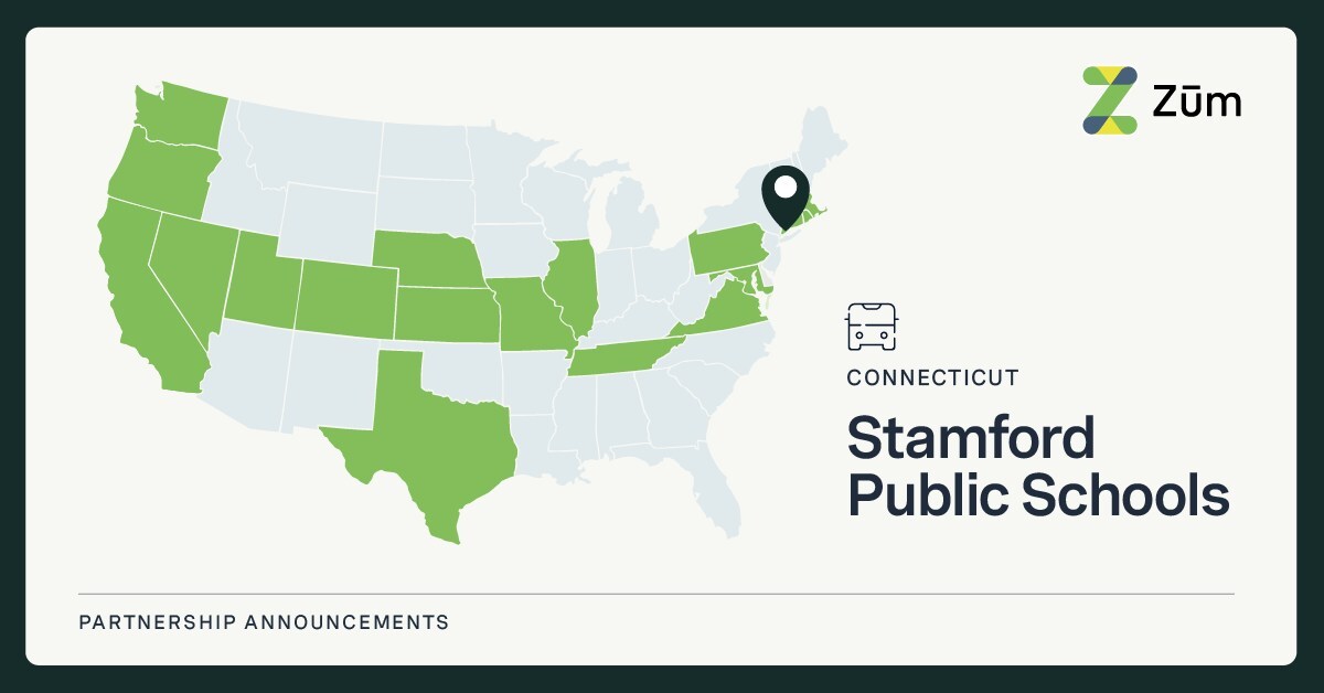 Stamford Public Schools Partners with Zum to Modernize Student Transportation
