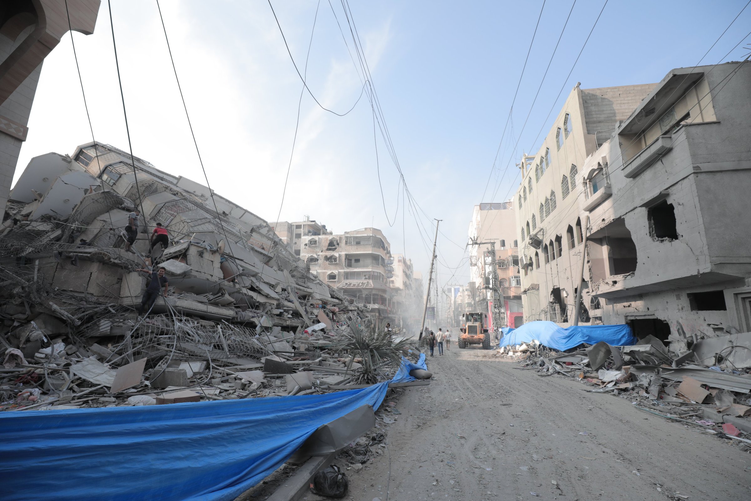 Gaza, during the October 2023 Israeli bombing (Photo: UNRWA)