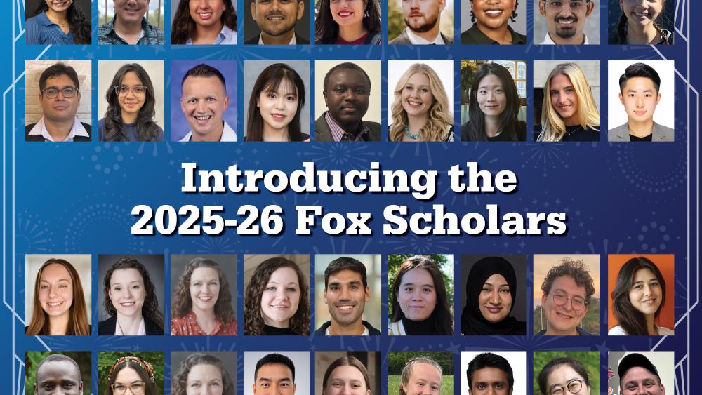 Fox Graduate School awards 36 graduate students Fox scholarships | Penn State University