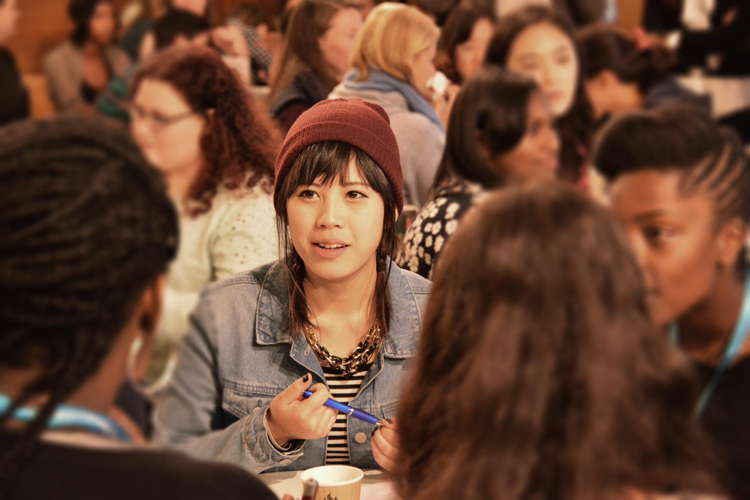 Students at the International Evening