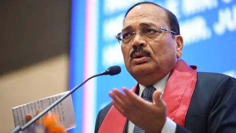 Getty Images Chief Justice of India, Justice Surya Kant during the felicitation ceremony of new Supreme Court Judges in New Delhi on July 13, 2026. (Photo by Arun Kumar/ The India Today Group via Getty Images)