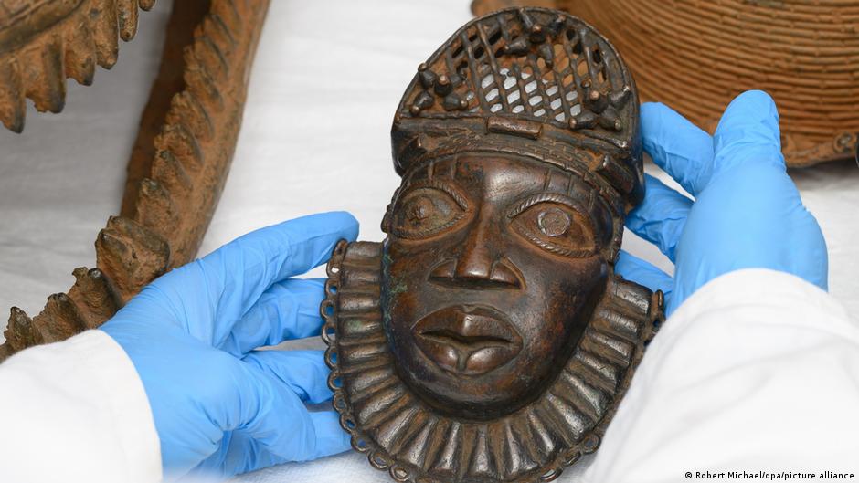 Benin Bronzes made of German brass