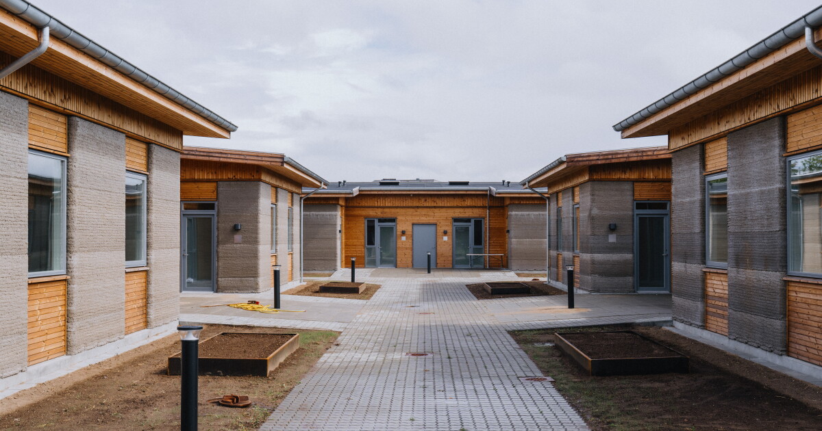 Europe's largest 3D-printed housing project creates 36-home community
