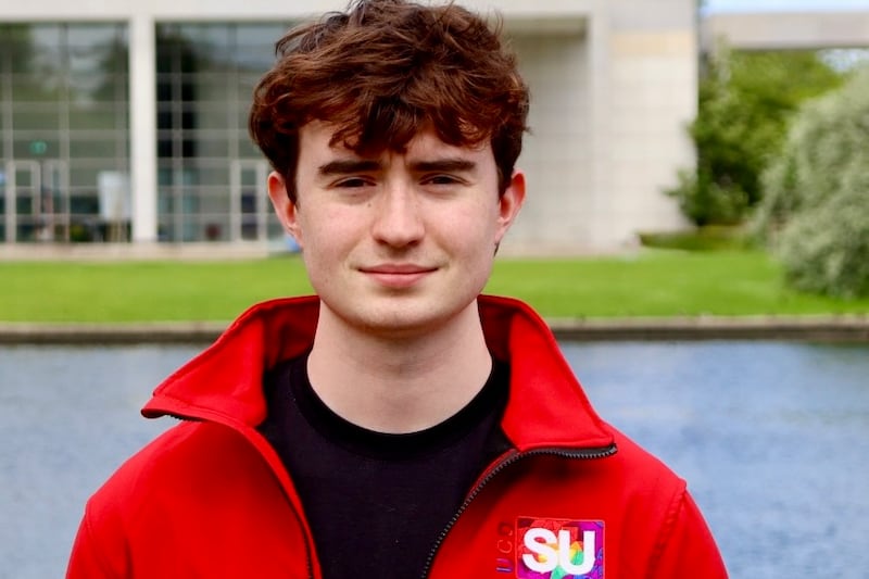 Enzo Crothers, the new president of University College Dublin students' union