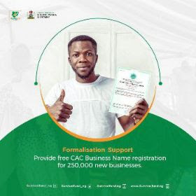 FREE 250,000 FG/CAC BUSINESS NAMES REGISTRATION FOR MSMEs