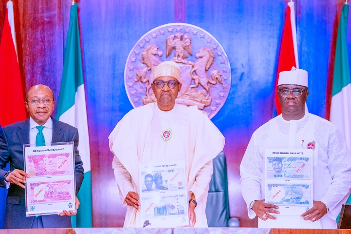CBN Unveils New Naira Notes