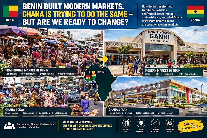 Benin Built Morden Markets. Ghana Is Trying To Do The Same But Are We Ready To Change?