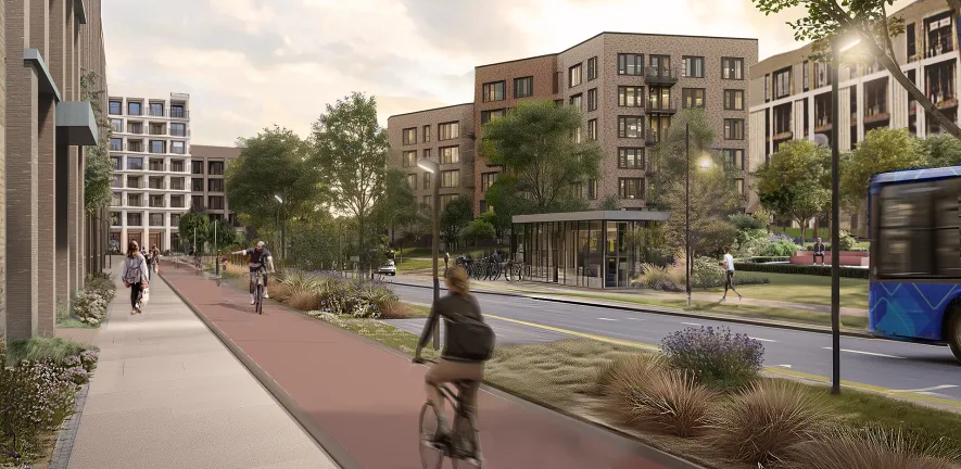 A picture showing a CGI image of Eddington