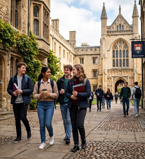 University students in the UK. Image used for representation. PHOTO/AI.