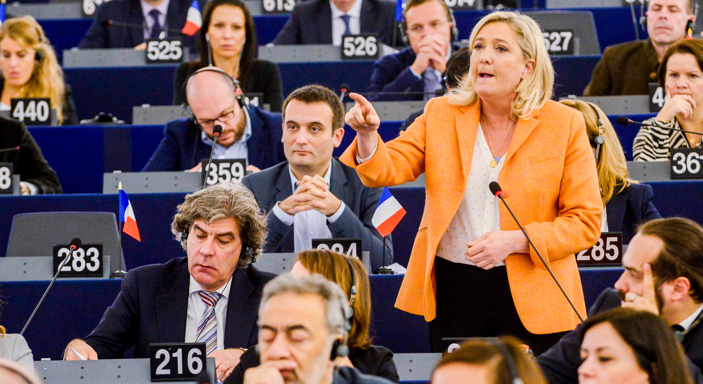 France's far-right leader, Marine Le Pen demanded a halt to the influx of refugees (Photo: European Parliament)