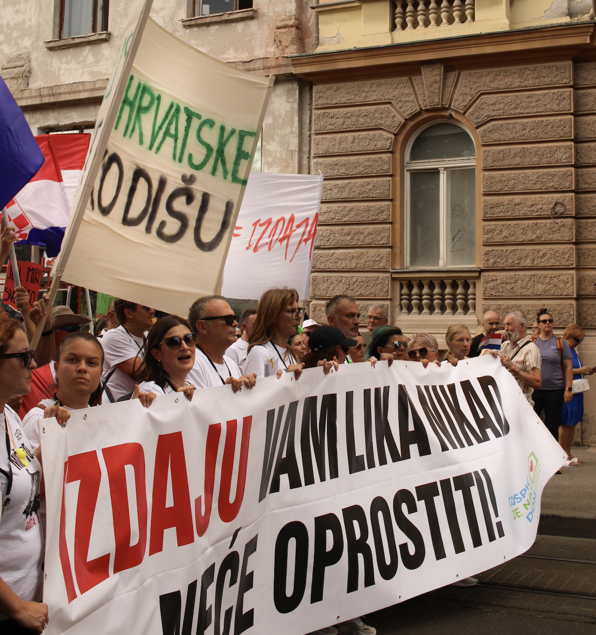 A protest in Zagreb against the delayed cleanup of illegally dumped hazardous waste in  Lika region. Source: Mihaela Bjelokapić.